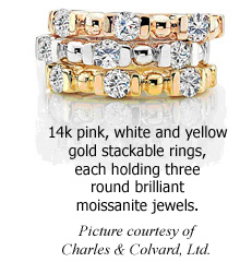 Moissanite Rings